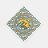 Hawaiian Aloha Serviette (Ecke)