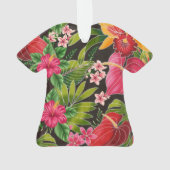 Hawaiian Aloha Shirt Weihnachtsschmuck Ornament (Rückseite)