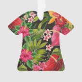 Hawaiian Aloha Shirt Weihnachtsschmuck Ornament (Vorderseite)