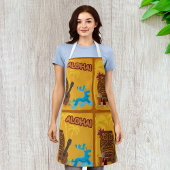 Hawaiian Aloha Tiki Bar Retro Luau Party Schürze