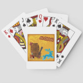 Hawaiian Aloha Tiki Bar Retro Luau Party Spielkarten (Rückseite)