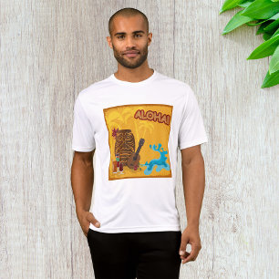 Hawaiian Aloha Tiki Bar Retro Luau Party T-Shirt