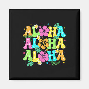 Hawaiian Aloha Tropical Luau Kostume Party Hawaii Magnet