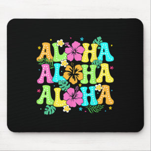 Hawaiian Aloha Tropical Luau Kostume Party Hawaii Mousepad