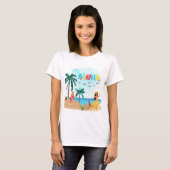 Hawaiian Aloha Vibes Tote Bag T-Shirt (Vorne ganz)