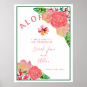 Hawaiian Aloha Wedding Willkommen 2 Poster (Vorne)