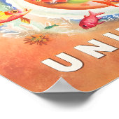 Hawaiian Art Hawaii Print United Travel Poster (Ecke)