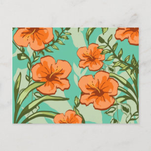 HAWAIIAN ART POSTCARD POSTKARTE