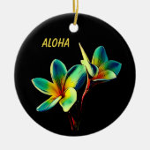 Hawaiian Atemberaubend Plumeria Weihnachtsschmuck (Vorne)