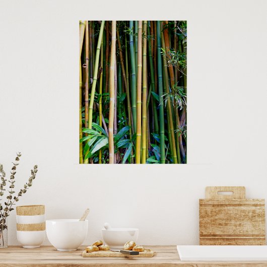 Hawaiian Bamboo Poster (Küche)