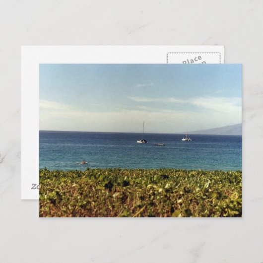 Hawaiian Beach II Postkarte (Vorne/Hinten)