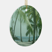 Hawaiian Beach Keramik Ornament (Rechts)