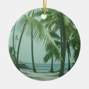 Hawaiian Beach Keramik Ornament