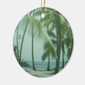 Hawaiian Beach Keramik Ornament (Links)