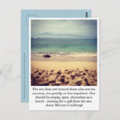 Hawaiian Beach Postcard Postkarte (Vorne/Hinten)