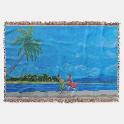 Hawaiian Beach Run Decke (Vorderseite)