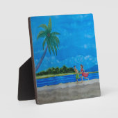 Hawaiian Beach Run Fotoplatte (Vorderseite)
