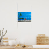 Hawaiian Beach Run Poster (Küche)