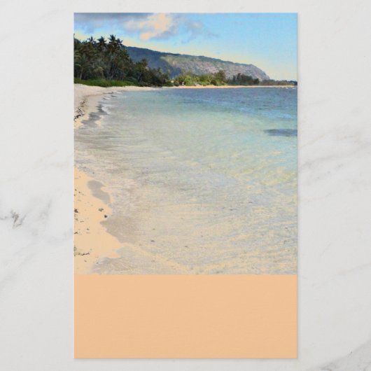 Hawaiian Beach Stationery Briefpapier (Vorderseite)