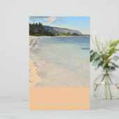 Hawaiian Beach Stationery Briefpapier (Stehend Vorderseite)