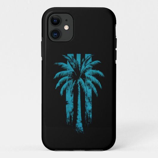 Hawaiian Beach Summer Tropical Vacation Palm Tree Case-Mate iPhone Hülle (Rückseite)