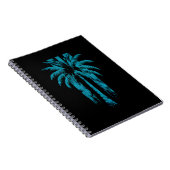 Hawaiian Beach Summer Tropical Vacation Palm Tree Notizblock (Rechte Seite)