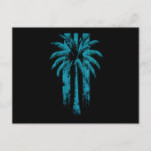 Hawaiian Beach Summer Tropical Vacation Palm Tree Postkarte (Vorderseite)