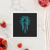 Hawaiian Beach Summer Tropical Vacation Palm Tree Serviette (Beispiel)