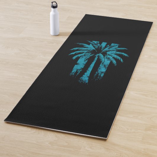 Hawaiian Beach Summer Tropical Vacation Palm Tree Yogamatte (Beispiel)