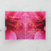 Hawaiian Birthday Card Karte (Innenseite)