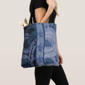 Hawaiian Blue Tapa Honu Tote Bag Tasche (Von Nahem)