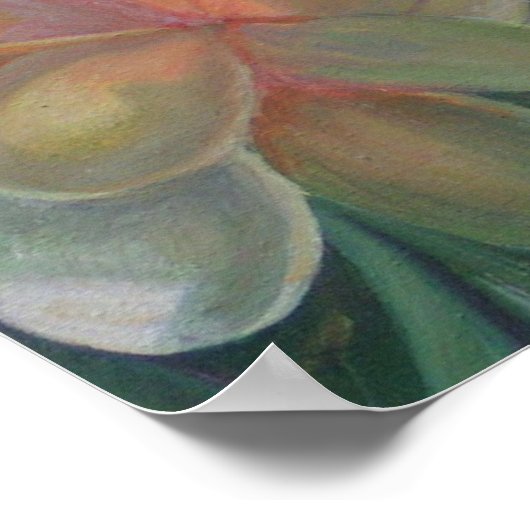 HAWAIIAN BLUME Poster (Ecke)
