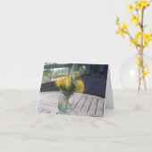 Hawaiian Bouquet Karte (Gelbe Blume)