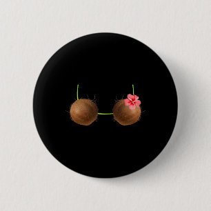 Hawaiian Boxing Punch Punny Halloween Kostüm Boxi Button