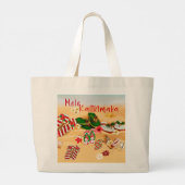 Hawaiian Christmas Beach Tasche (Rückseite)