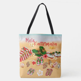 Hawaiian Christmas Beach Tasche