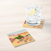 Hawaiian Christmas Beach Untersetzer (Vor Ort)