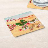 Hawaiian Christmas Beach Untersetzer (angewinkelt)
