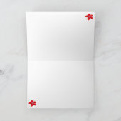 Hawaiian Christmas Tree Grußkarte Feiertagskarte (Innenseite)