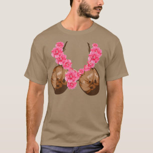 Hawaiian Coconut BraCool Halloween Blume T-Shirt