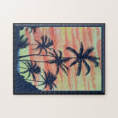Hawaiian Coconut Palms Puzzle (Horizontal)