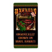 Hawaiian Coffee Maui Label (Vorne)