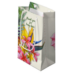 Hawaiian Collection Ananas Blume Custom Kleine Geschenktüte
