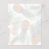 Hawaiian Collection Blume Ananas Flyer (Hinten)