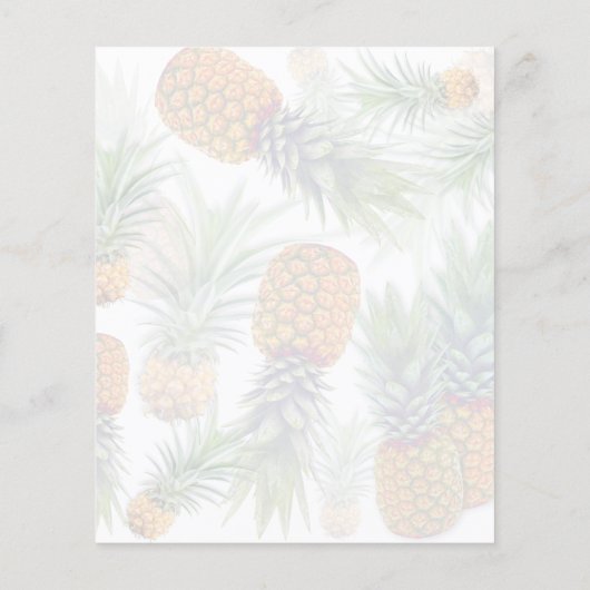 Hawaiian Collection Blume Ananas Flyer (Hinten)