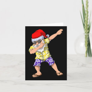 Hawaiian Dabbing Weihnachten im Juli Kinder Gesche Karte