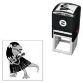 Hawaiian Dinosaur Ukulele Permastempel (Beispiel)