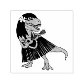 Hawaiian Dinosaur Ukulele Permastempel (Design)