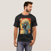 Hawaiian Dog Pudel T-Shirt (Vorne ganz)