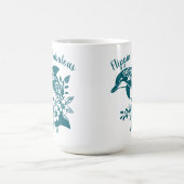 Hawaiian Dolphin Flippin' fabelhaft Aquamarin Kaffeetasse (Mittel)